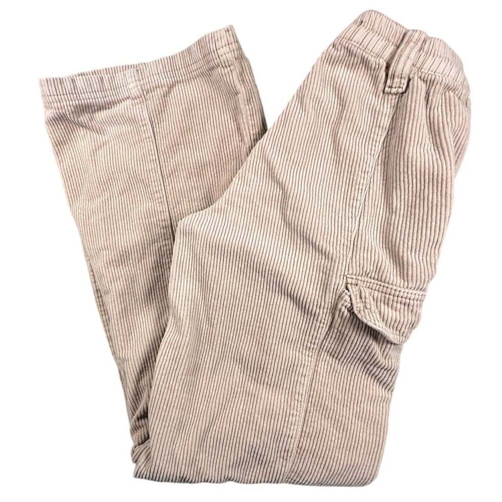 PacSun Pants Low Rise Puddle Cargo Corduroy Tan XS